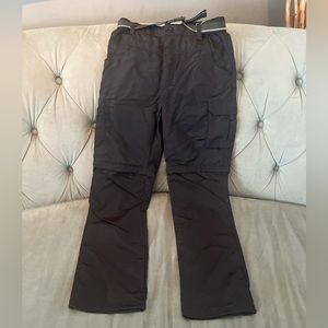 NWT’s zip off dry pants to short with belt.